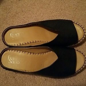 Franco Sarto slip-on peeptoes