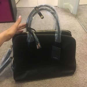 Zara black tote bag