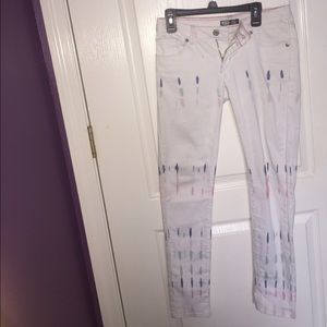 White Levi's Denim Legging Jeans