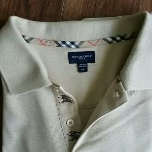 Burberry golf men's  xl short sleeves polo shirt