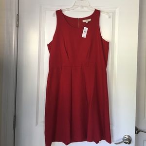 Ann Taylor red dress