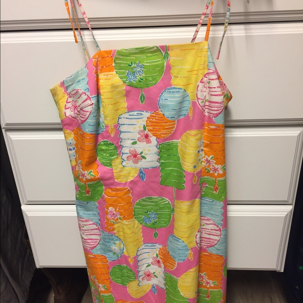 Vintage Lilly lantern print short dress