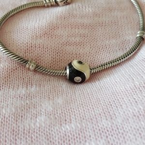 Pandora Ying Yang Charm Retired