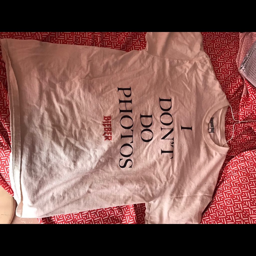 Justin Bieber I don't do photos