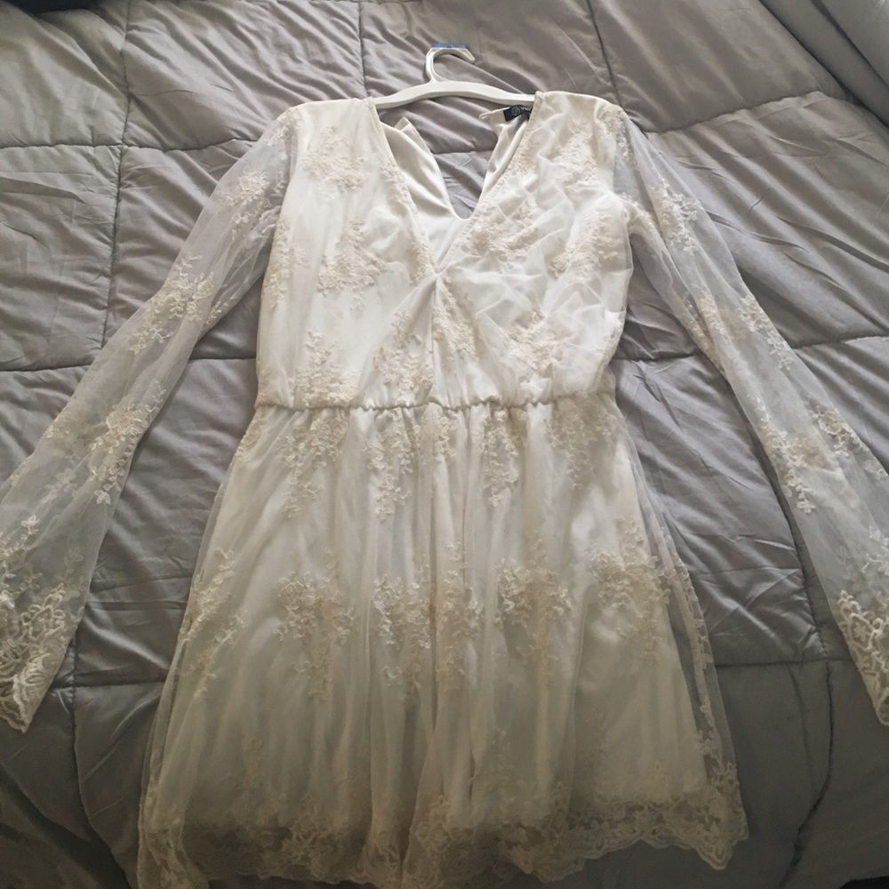 White Lace Romper