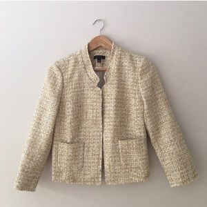 Ann Taylor spring tweed jacket