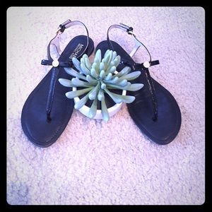 Michael Kors Bow Detail Thong Sandals