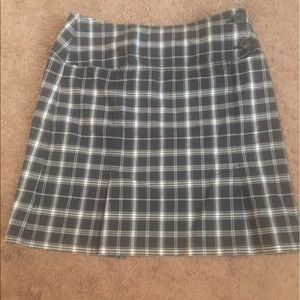 Plaid mini skirt