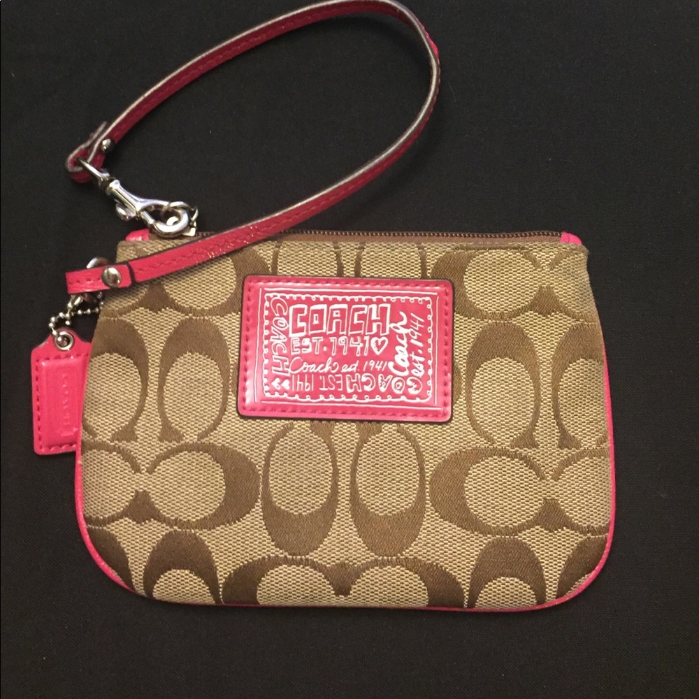 Authentic coach wristlet