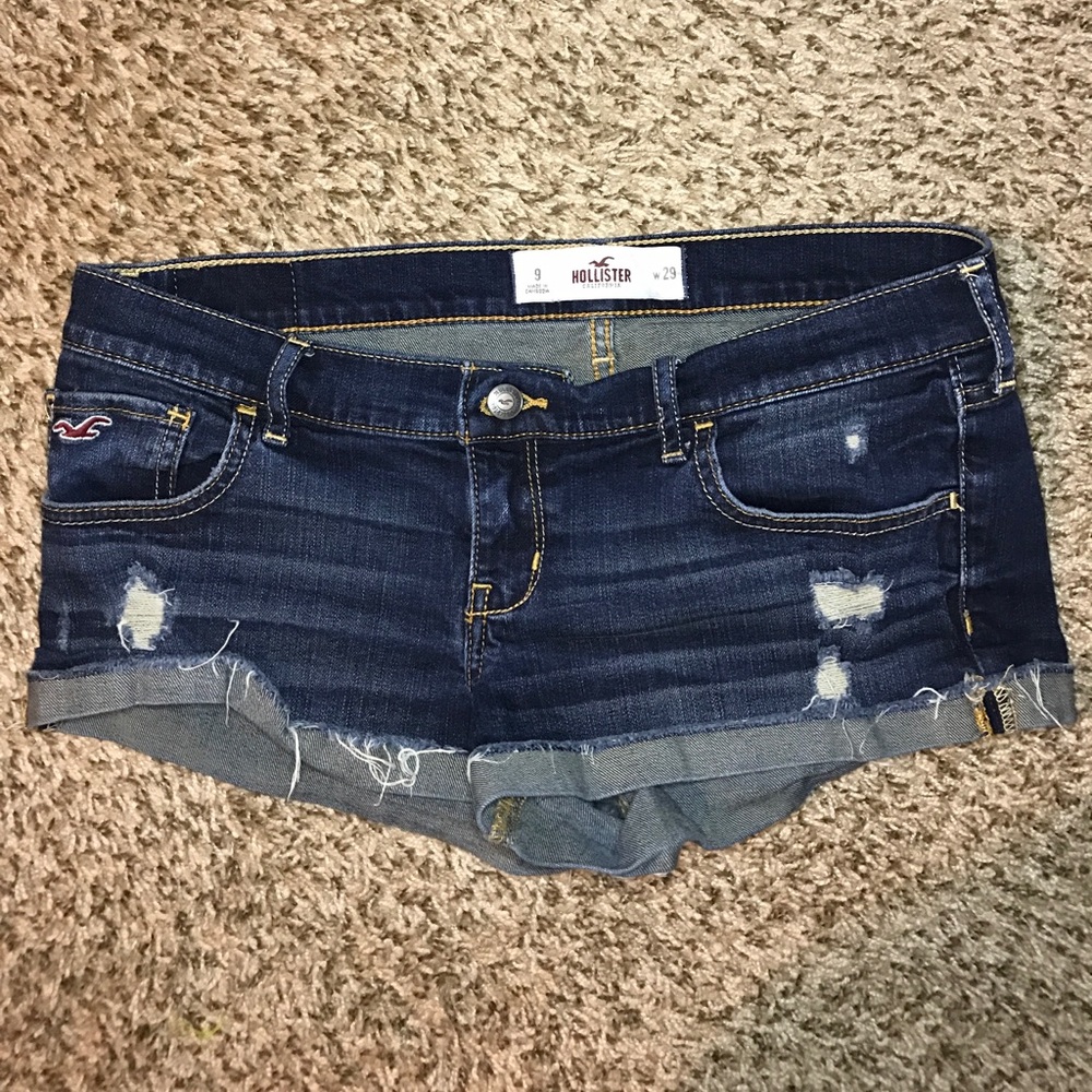 Blue jean shorts