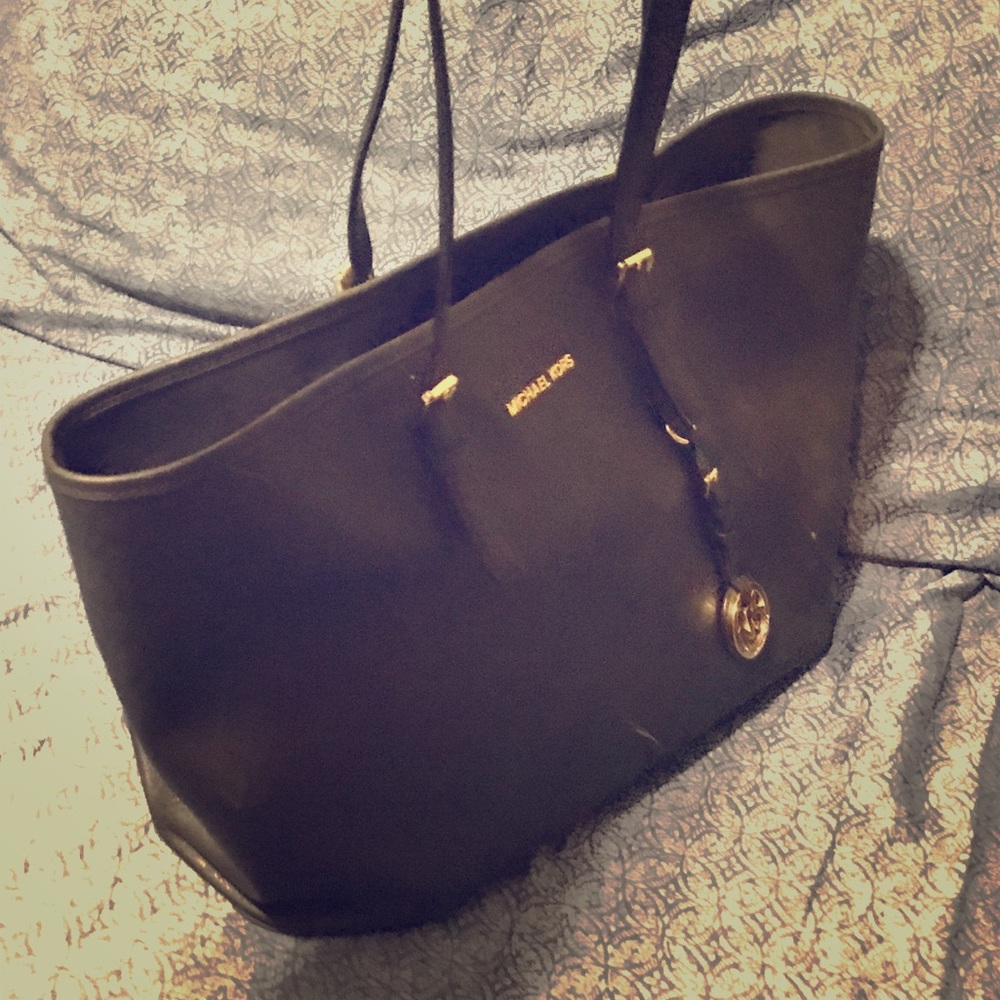 Michael Kors Jetsetter tote with laptop zip pouch