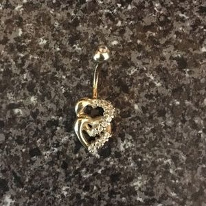 14k gold plated Belly Button Ring