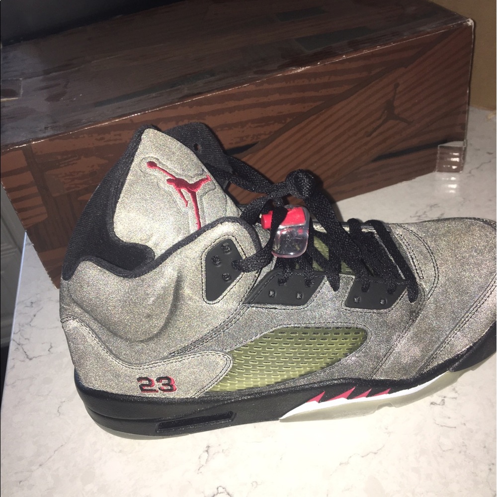 DS Air Jordan 5 Retro Raging Bull 3M Size 13