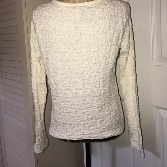 J. JILL LONG SLEEVE POPCORN 🍿 SHIRT - Picture 2 of 3