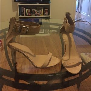Zara Minimalist Heel Ankle Strap US 9/ Euro 40