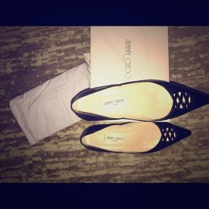 Jimmy Choo black flats!