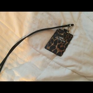 Coach lanyard