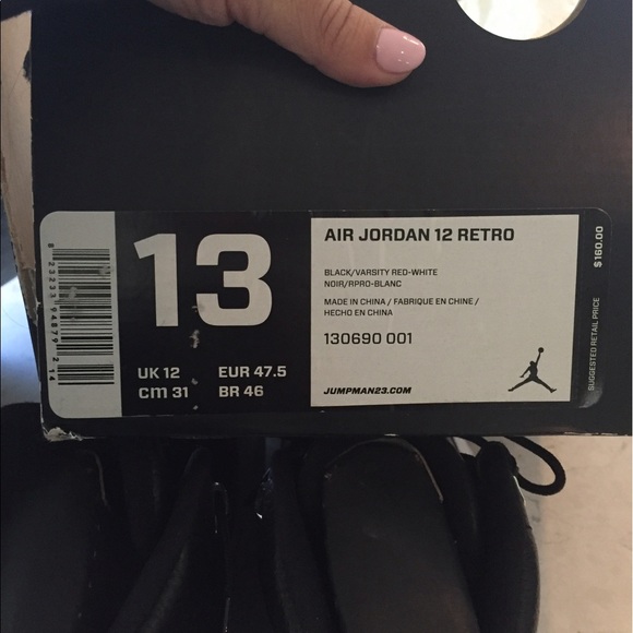 DS. AIR JORDAN. PLAYOFF 12s. Size 13. - Picture 4 of 4