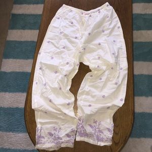 💜Victoria's Secret Floral linen pants