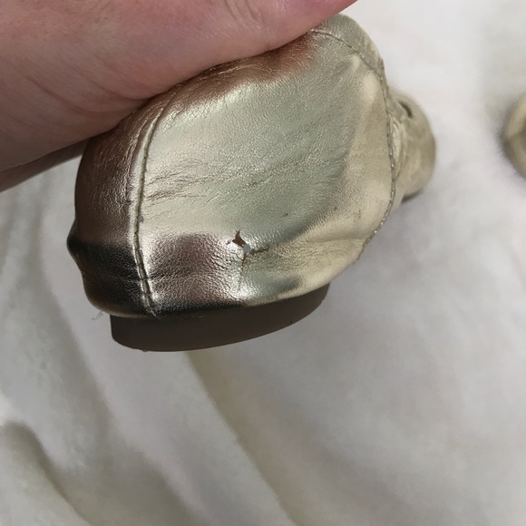 Michael Kors gold quilted flats - Picture 7 of 9