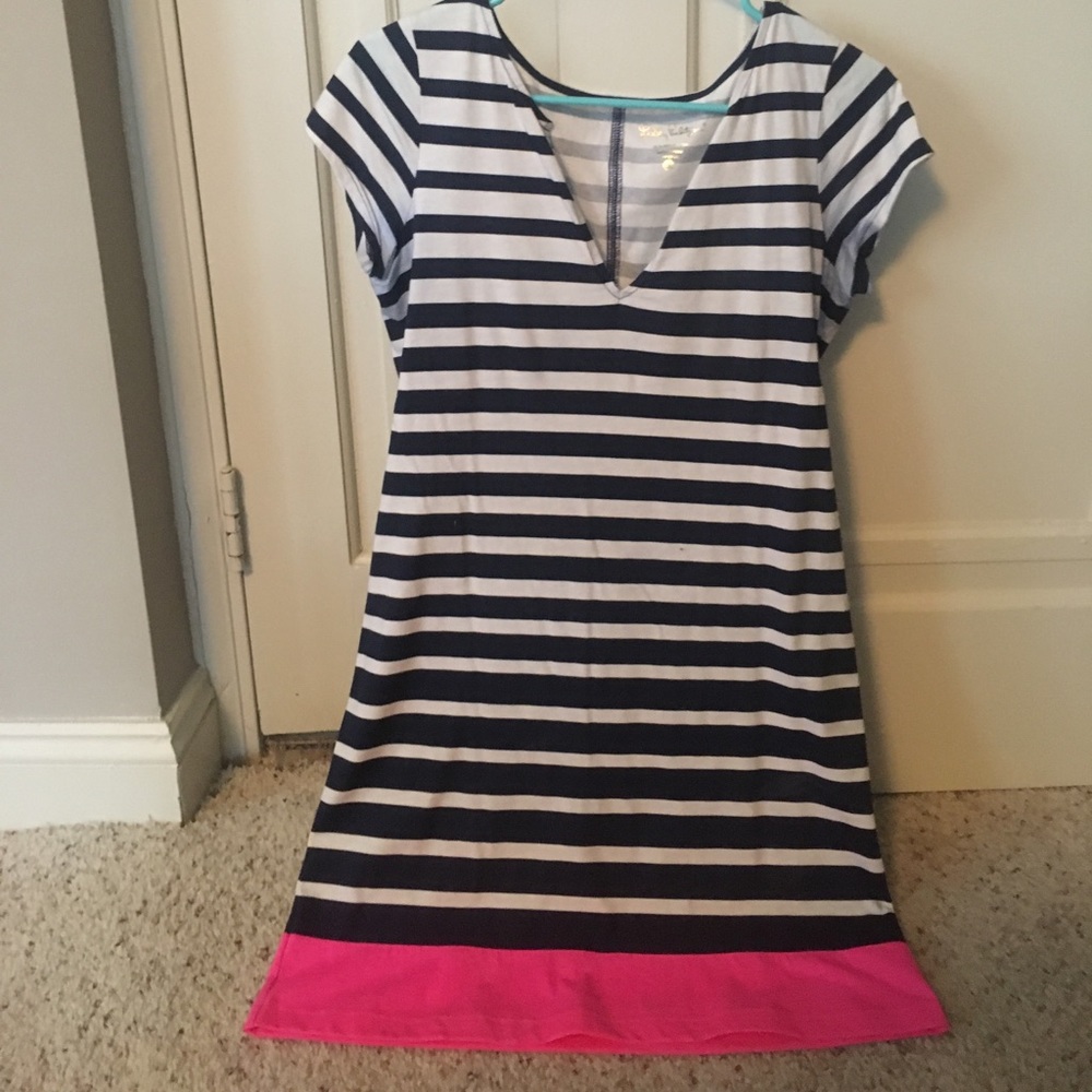 Lilly Pulitzer V Neck Cotton Dress