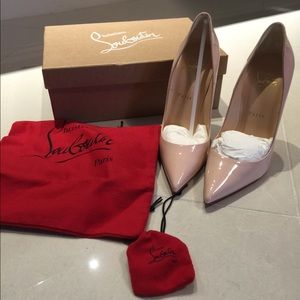 Christian louboutin SO Kate 120 patent ballerina