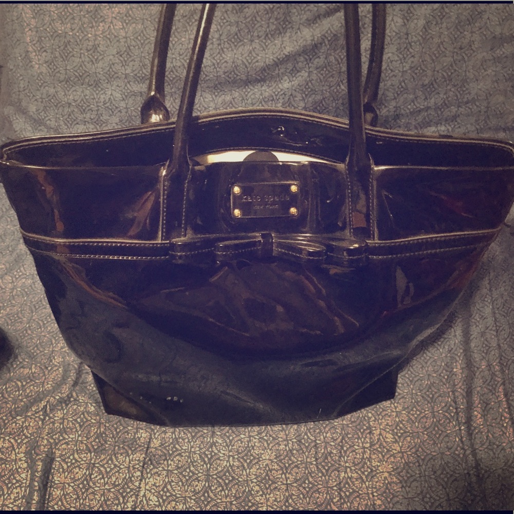 Kate Spade patent leather tote