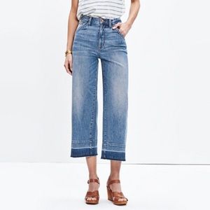 Madewell Wide Leg Crop w/ Drop Hem