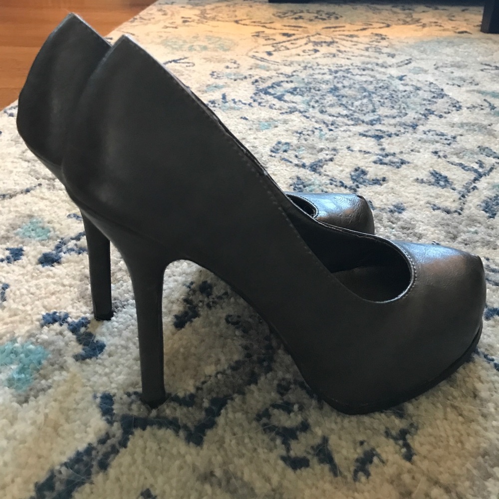 Wet Seal Gray Stilettos