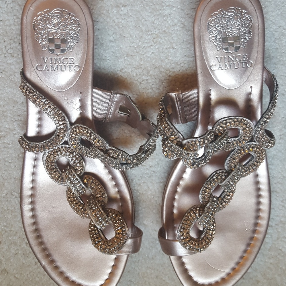 Vince Camuto Rose Gold Sandals
