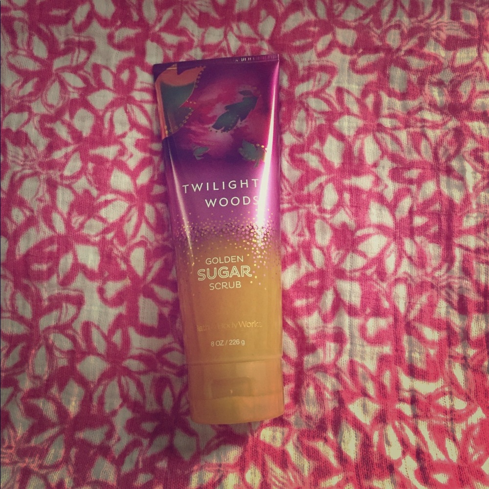 New never opened twilight woods sugar scrub
