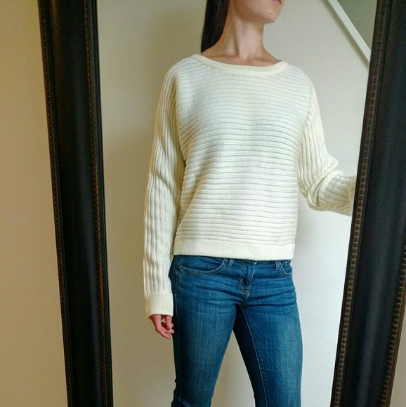 H.One Sweaters - BOGO h.one Cream Sweater NWT
