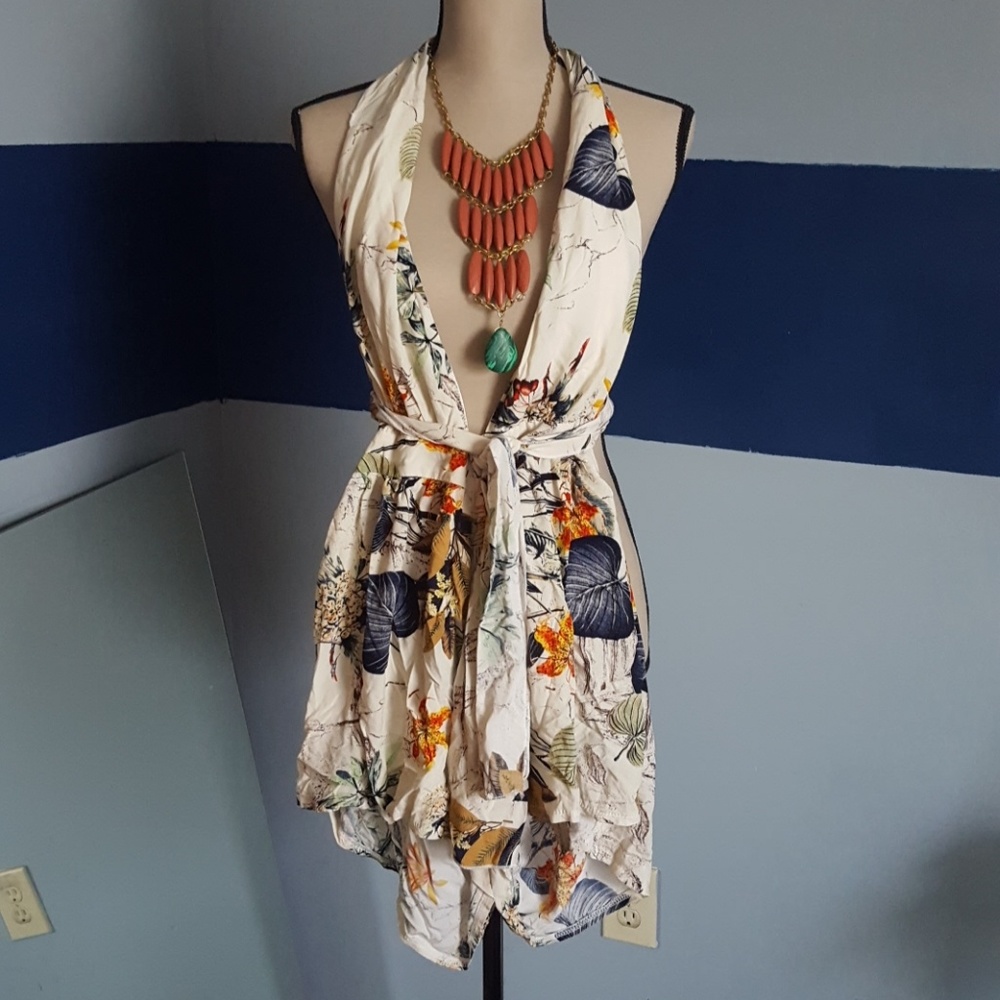 Floral Halter Shorts