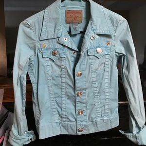 True religion real blue jacket