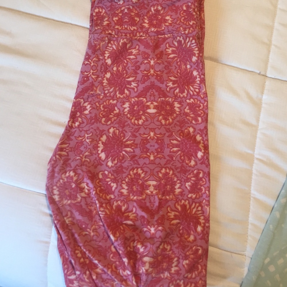 Lularoe os leggings pink