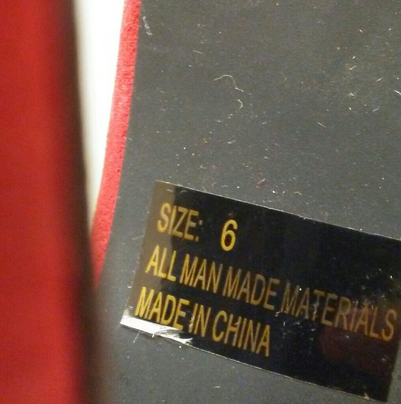 Shï Red Suede Booties - Picture 4 of 4