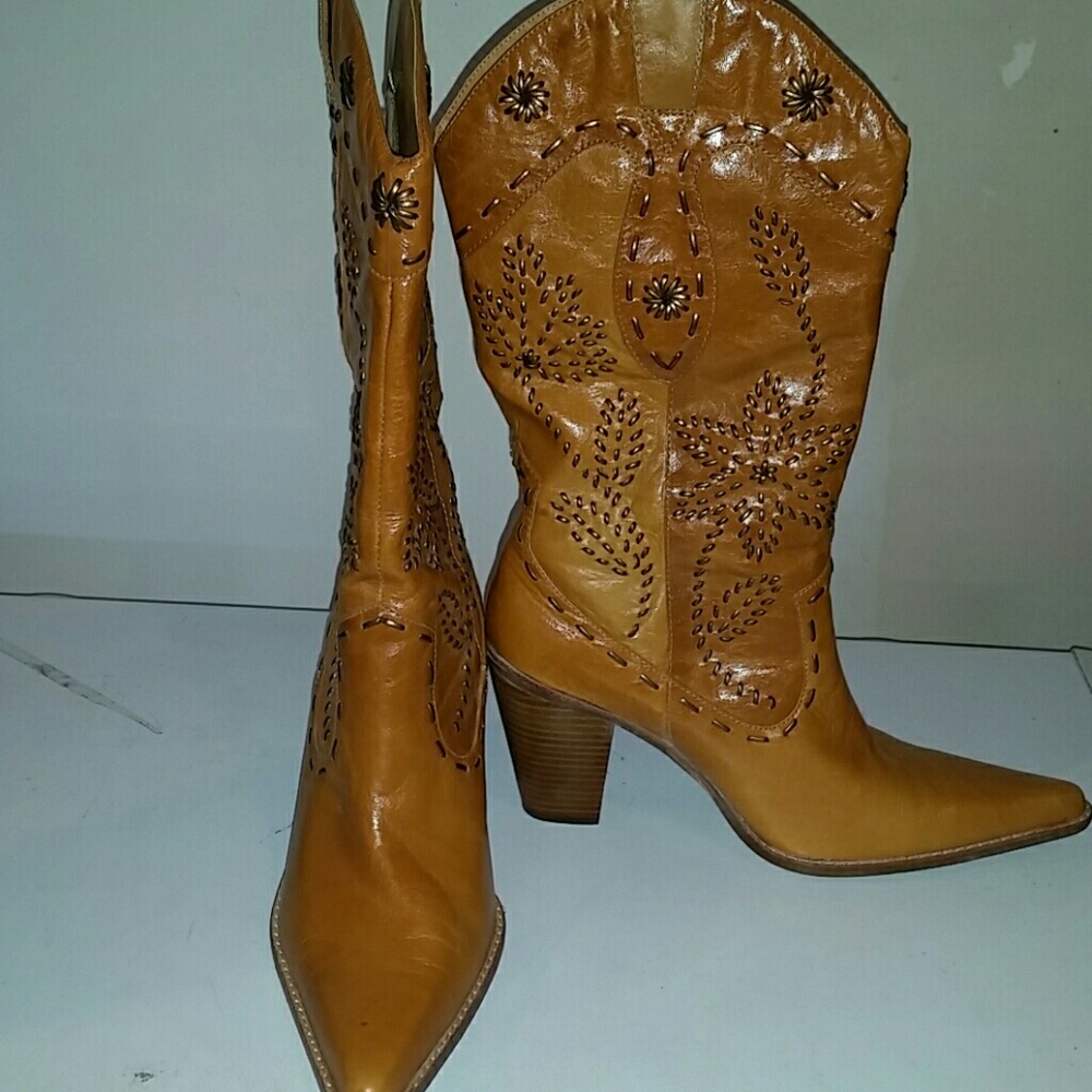 Weston detailed cowgirl boots