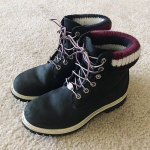 Timberlands with "sock-top"