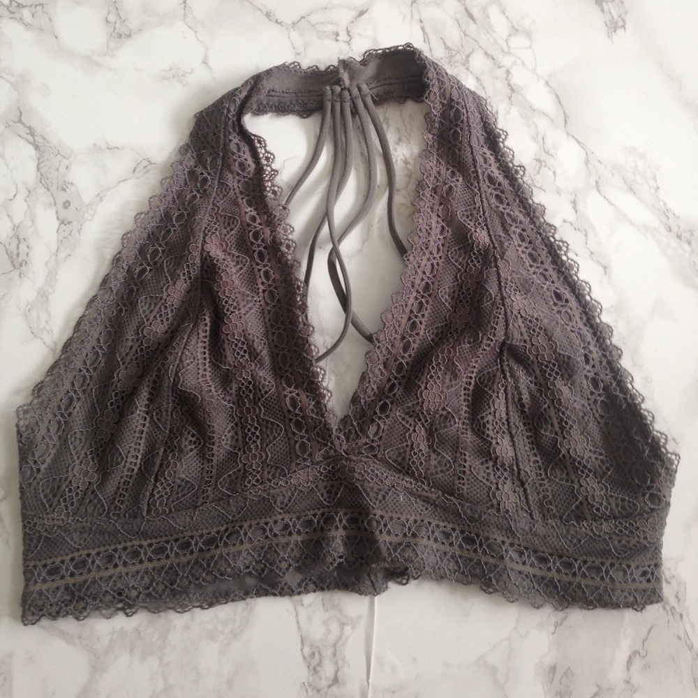 Tillys Grey halter bralette