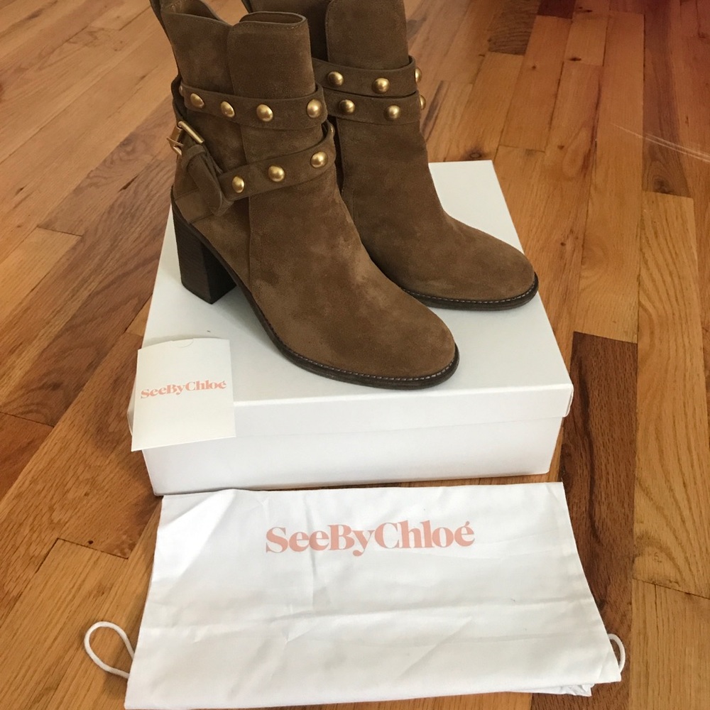 !PRICE DROP! See by Chloe "Janis" Studded booties