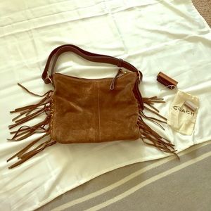 👜SALE👜Suede Coach Handbag