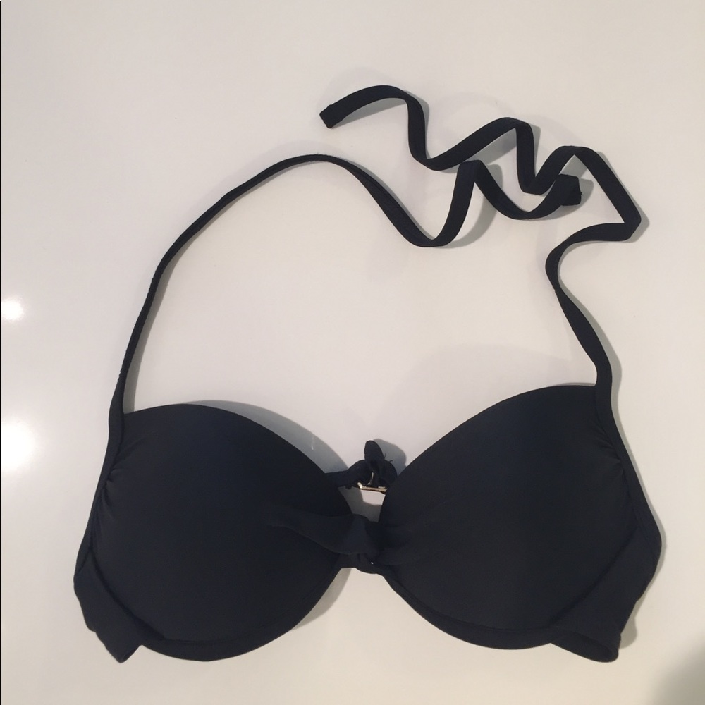 Black Push-up Swimsuit Top