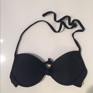Black Push-up Swimsuit Top