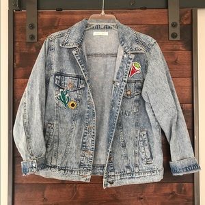 Patched Vintage Jean Jacket