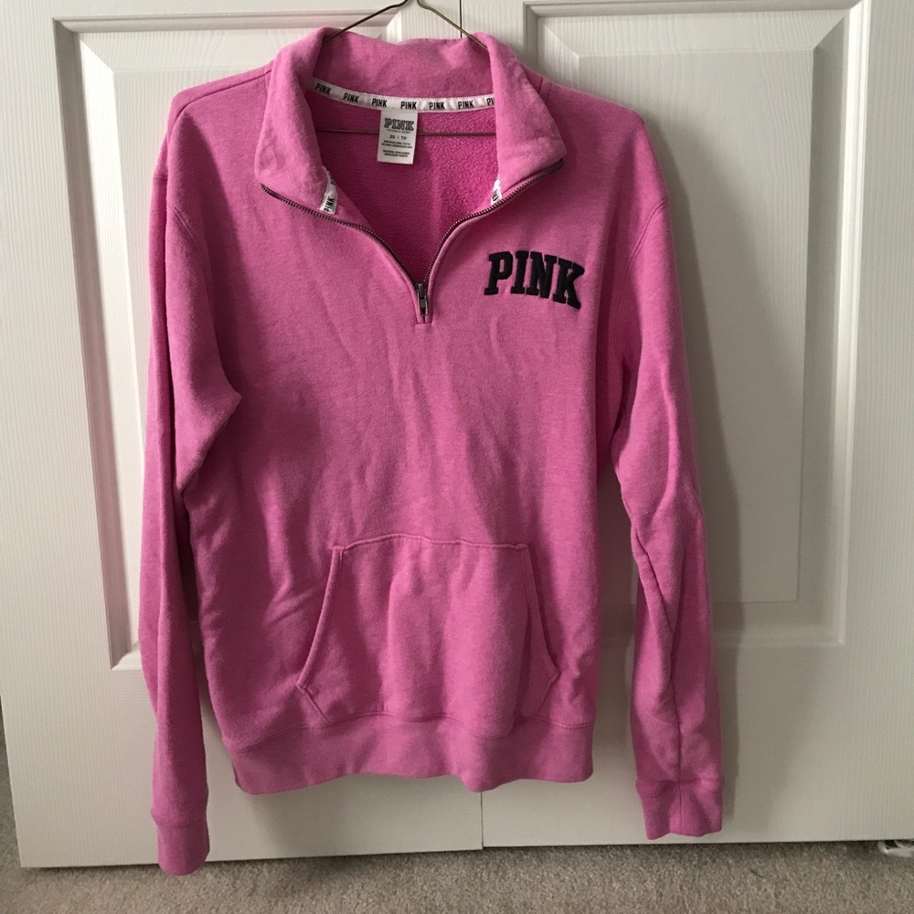 Victoria's Secret PINK 3/4 zip sweatshirt