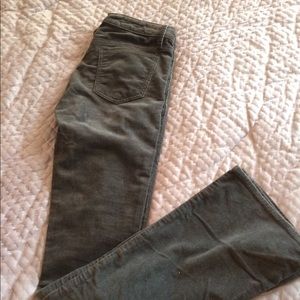 Gap 1969 gray corduroys skinny boot 25/0R