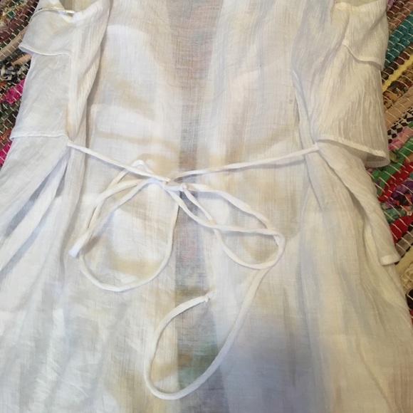 White button up tank top - Picture 4 of 4