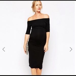 ASOS black maternity dress size S - versatile!