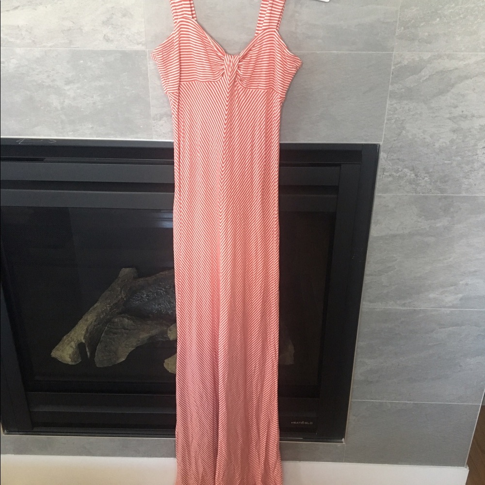 Maxi Dress: Striped/Comfortable