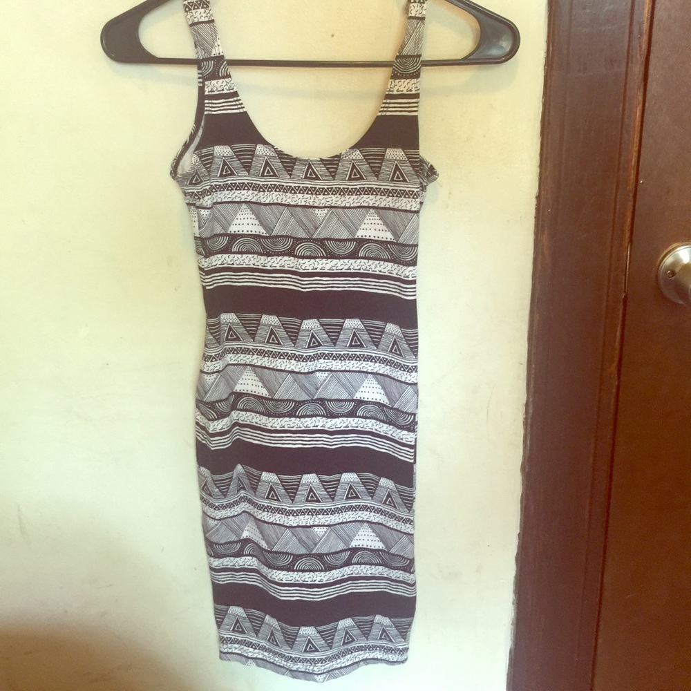 Bodycon Aztec dress